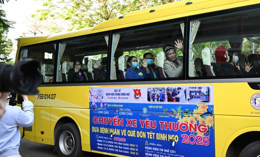 ‘Chuyến xe yêu thương’ cùng Long Châu mang Tết đến với bệnh nhân có hoàn cảnh khó khăn