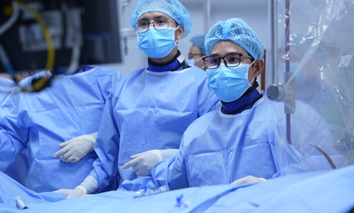 Can thiệp kịp thời, cứu sống bệnh nhân tắc động mạch thân nền nguy kịch