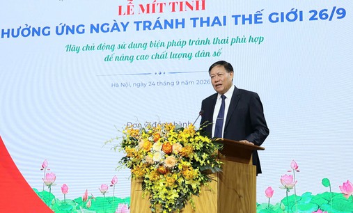 Thực hiện tránh thai không phải để giảm sinh mà hướng đến nâng cao chất lượng dân số