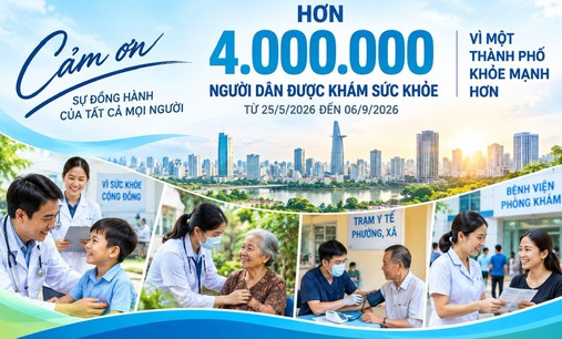 Khám sức khỏe toàn dân: TPHCM vẫn còn gần 9 triệu người cần được khám