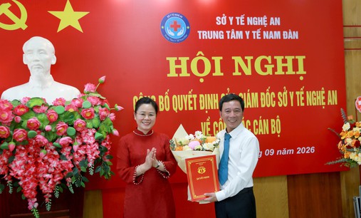 Trung tâm Y tế Nam Đàn có tân Giám đốc 
