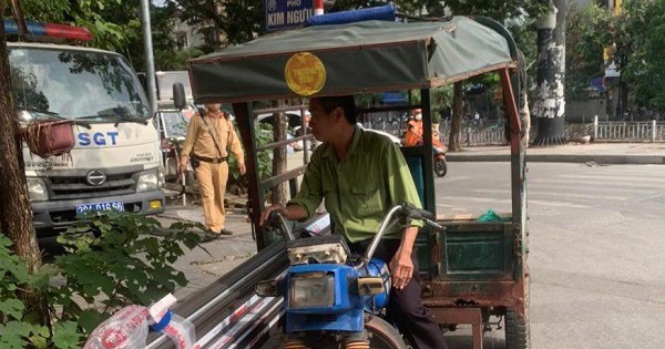 Xử nghiêm xe ba gác tự chế chở hàng cồng kềnh dịp cuối năm