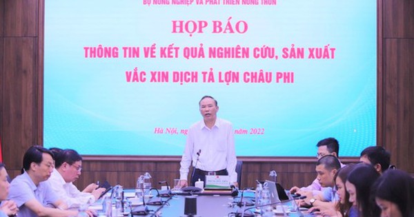 Việt Nam sản xuất thành công vaccine dịch tả heo châu Phi