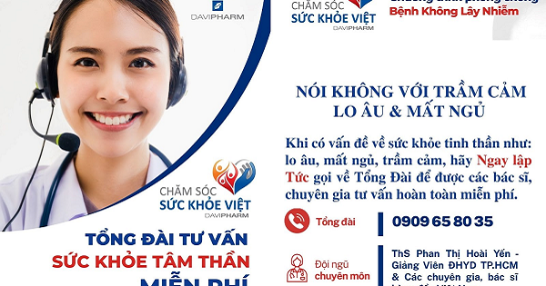 Các bệnh trầm cảm phổ biến mà người dùng có thể tư vấn trực tuyến?
