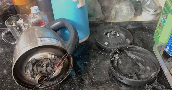 Cảnh báo hiểm họa từ ấm siêu tốc