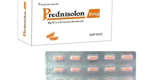 Vi phạm ở mức độ 3, thuốc Prednisolon 5mg bị Cục Quản lý Dược yêu cầu ...