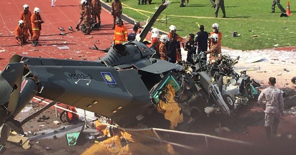 10 người thiệt mạng khi hai trực thăng va chạm giữa không trung