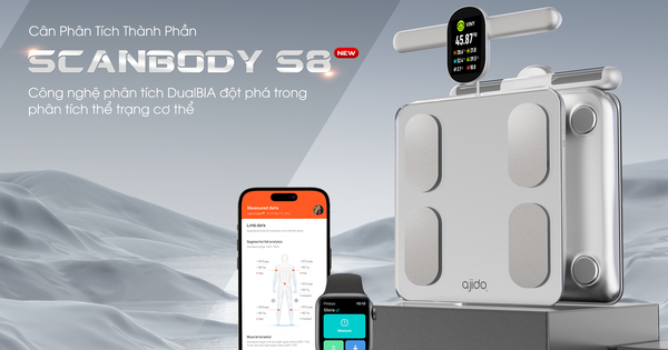 Thương hiệu Ajido ra mắt dòng cân phân tích thành phần cơ thể tiên tiến