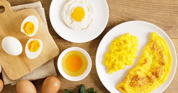 5 cách chế biến trứng tốt nhất cho sức khỏe