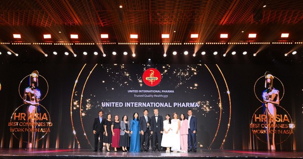 United International Pharma (UIP) 5 năm liên tiếp đạt Giải thưởng 'Nơi làm việc tốt nhất Châu Á'