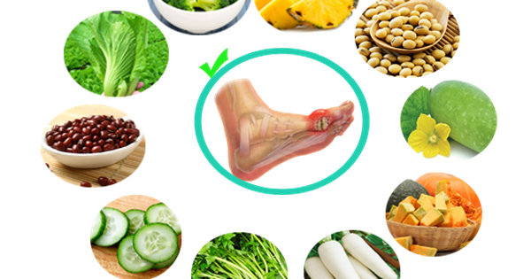 Chế độ ăn giàu thực vật giúp hỗ trợ kiểm soát nồng độ acid uric trong máu.